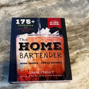 The Home Bartender Book by Shane Carley - Black Cover